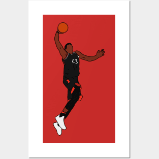 Pascal Siakam Dunk Posters and Art